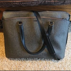 Tumi Sinclair Nita Commuter Brief, Earl Grey